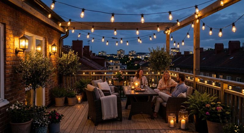 Patio Lights Installation in Kansas City, MO