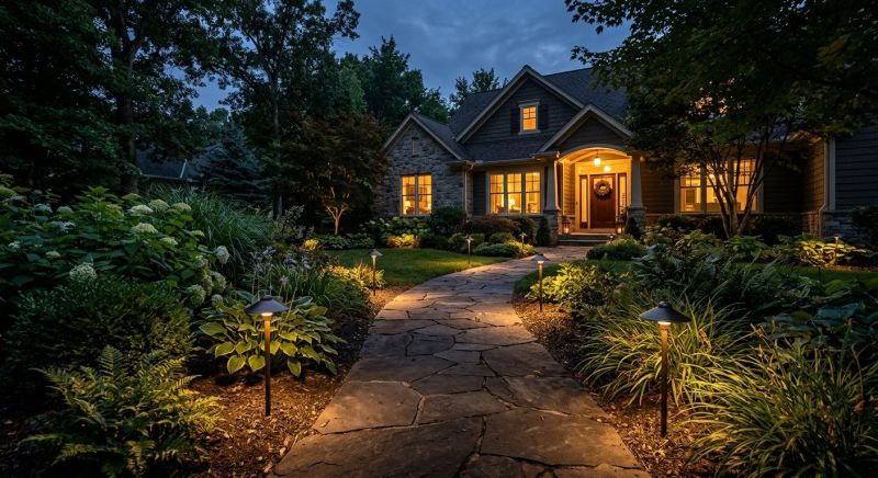 Walkway Lighting Installation in Heber City, UT